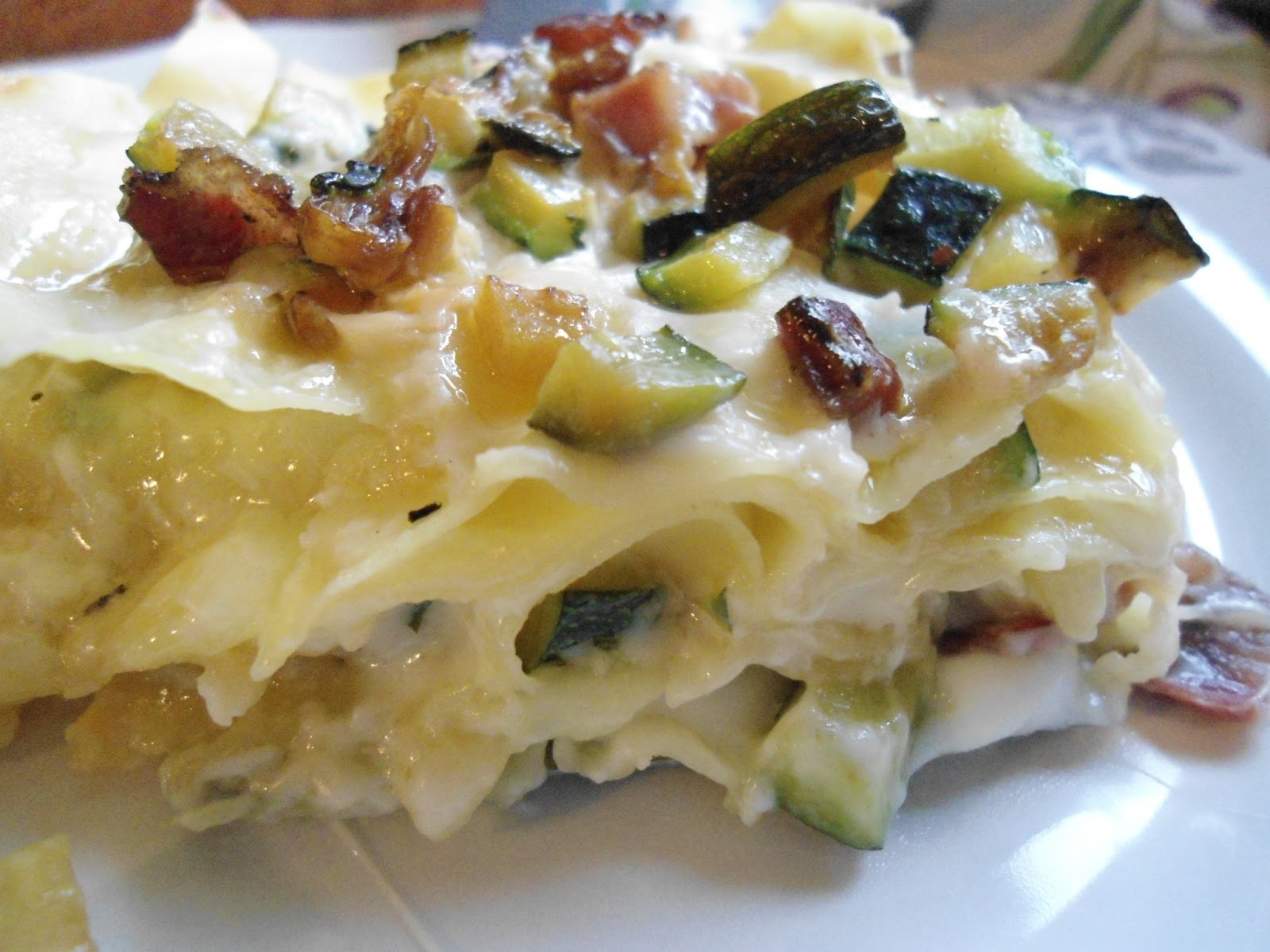 Fatemi cucinare !!! Lasagne allo speck, zucchine e Asiago Lasagne!