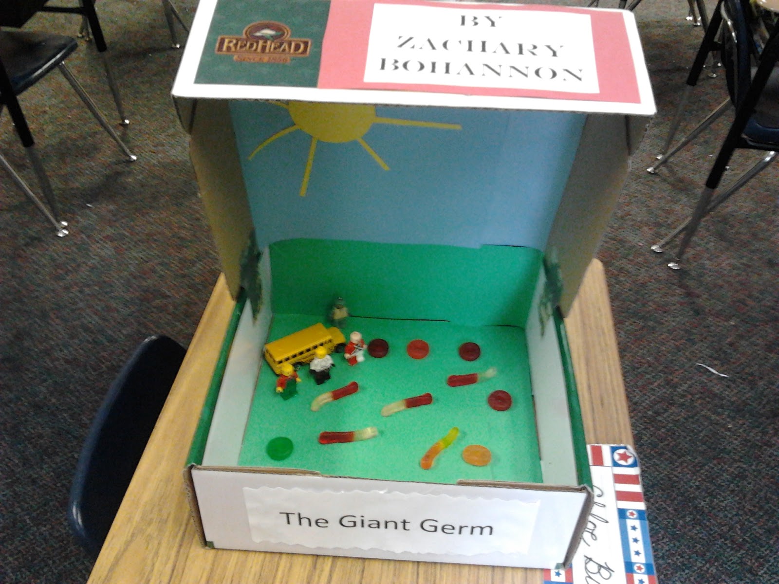 Diorama book report ideas picture