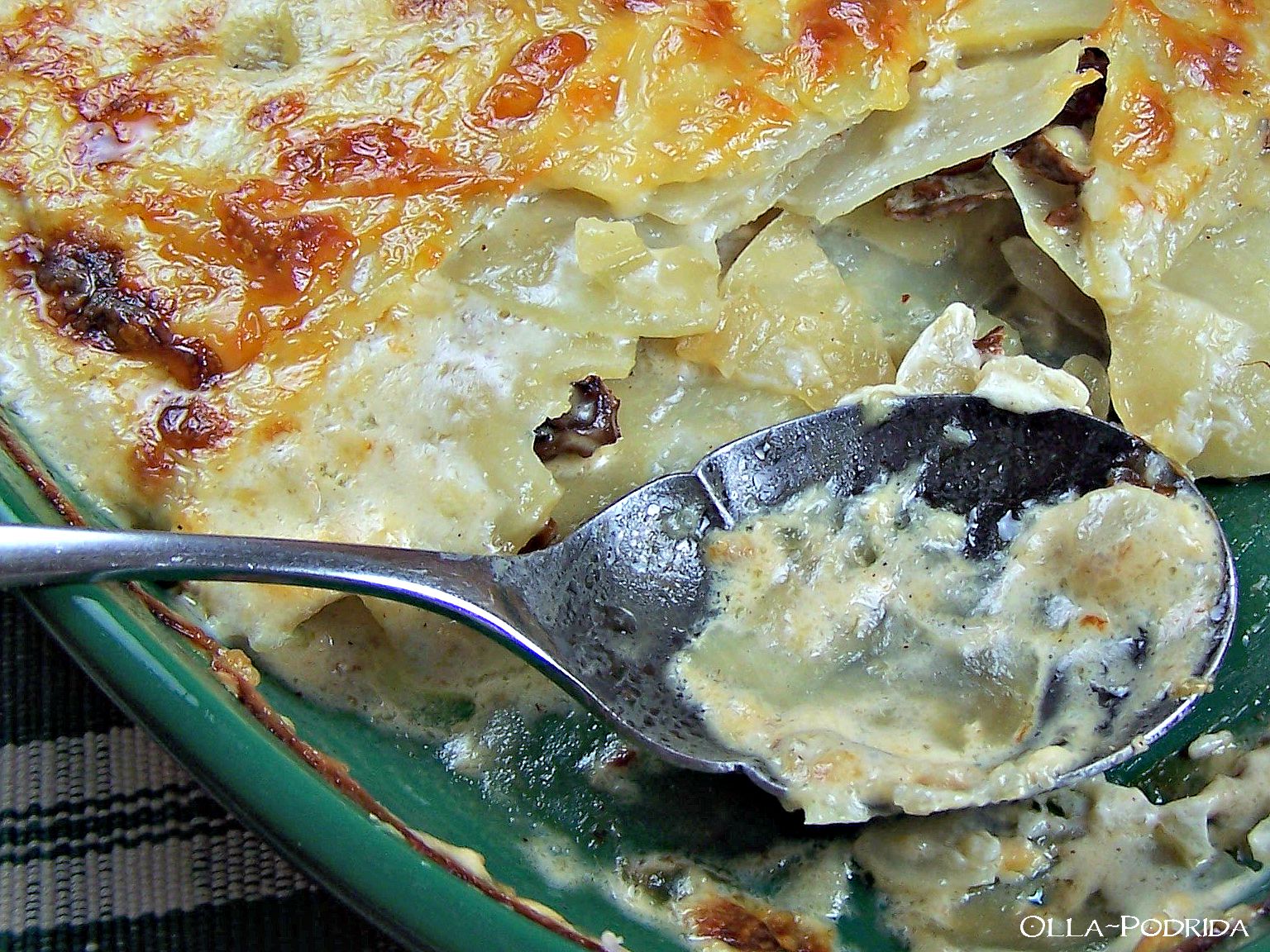 OllaPodrida Potatoes au Gratin with Chanterelles