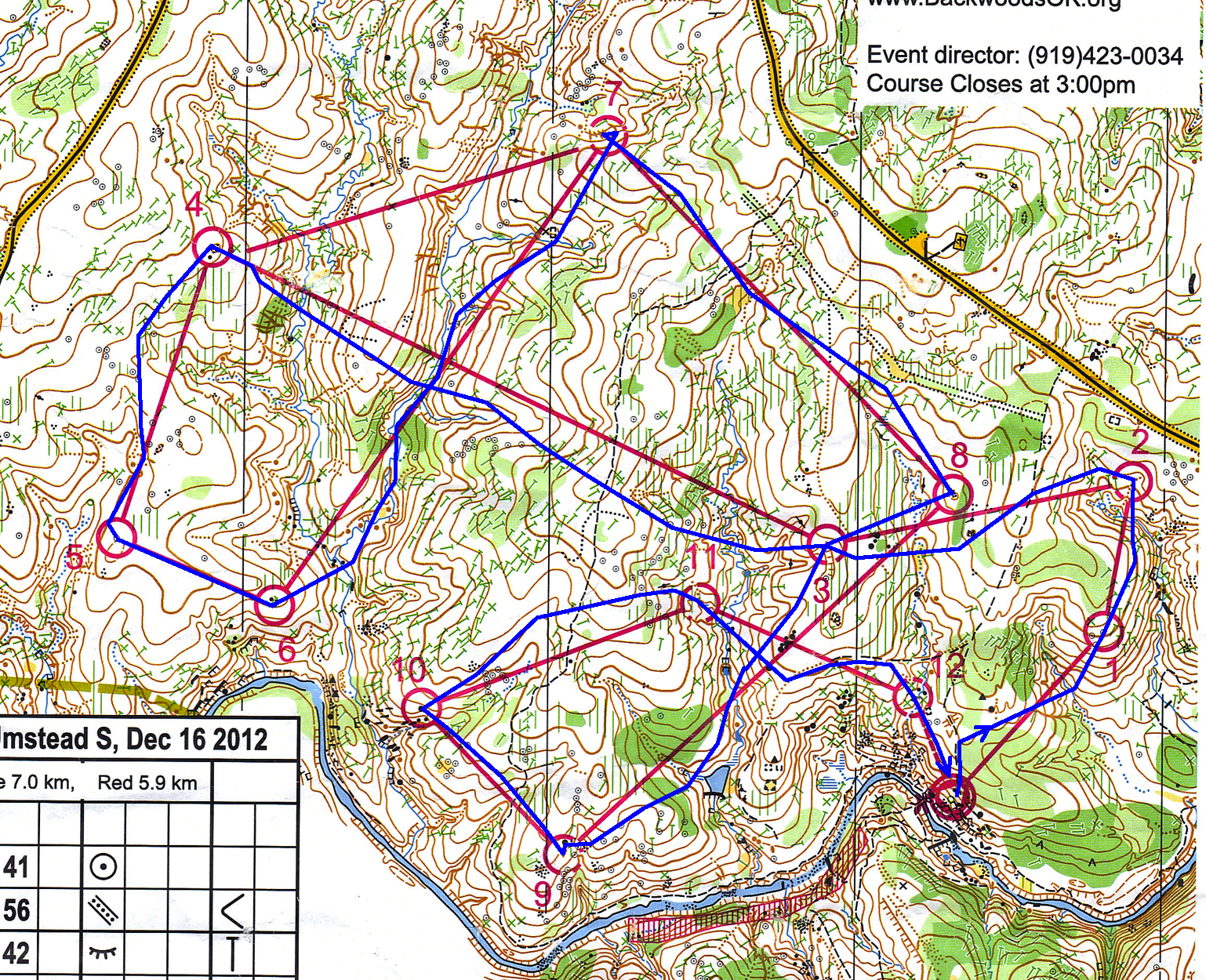 Orienteering in North Carolina
