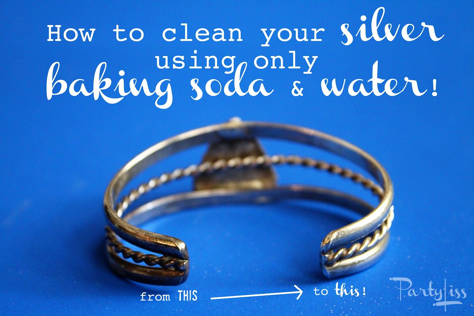 PARTYLISS How to Polish Silver Using Only Baking Soda & Water!