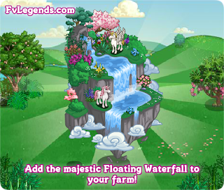 FarmVille Buildable Majestic Floating Waterfall Loading Screen Buildable Majestic Floating Waterfall Loading Screen