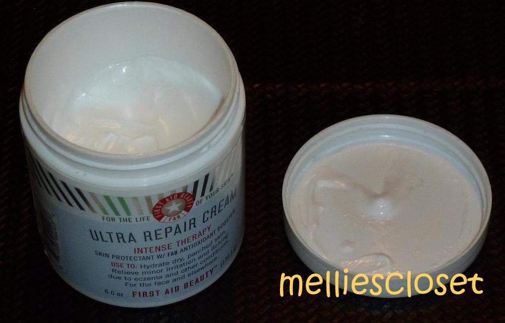 Mellie's Closet Review First Aid Beauty (FAB) Ultra Repair Cream