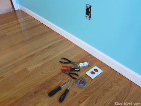 replace wall outlet, electrical outlet, cheap fix
