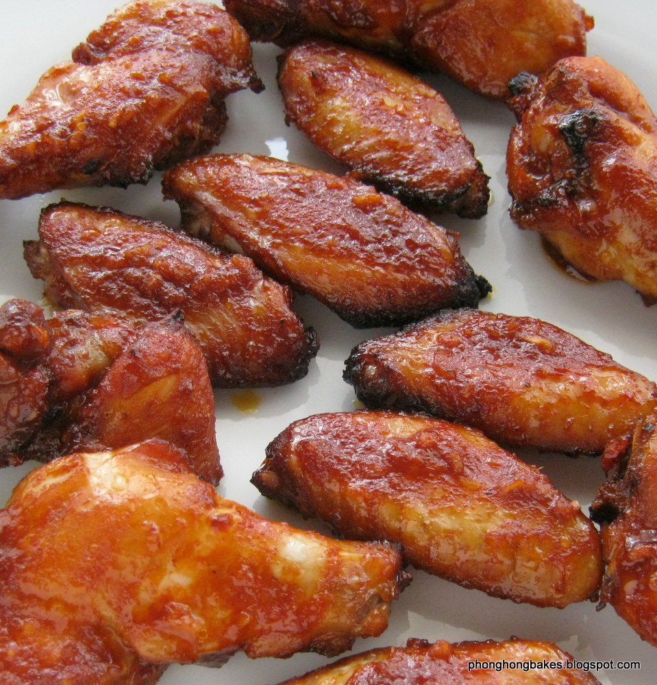 Phong Hong Bakes and Cooks! Hot and Spicy Chicken Wings