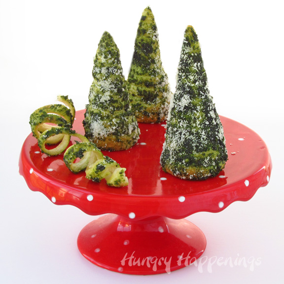 Christmas Tree Cakes - Cookie Dough and Oven Mitt