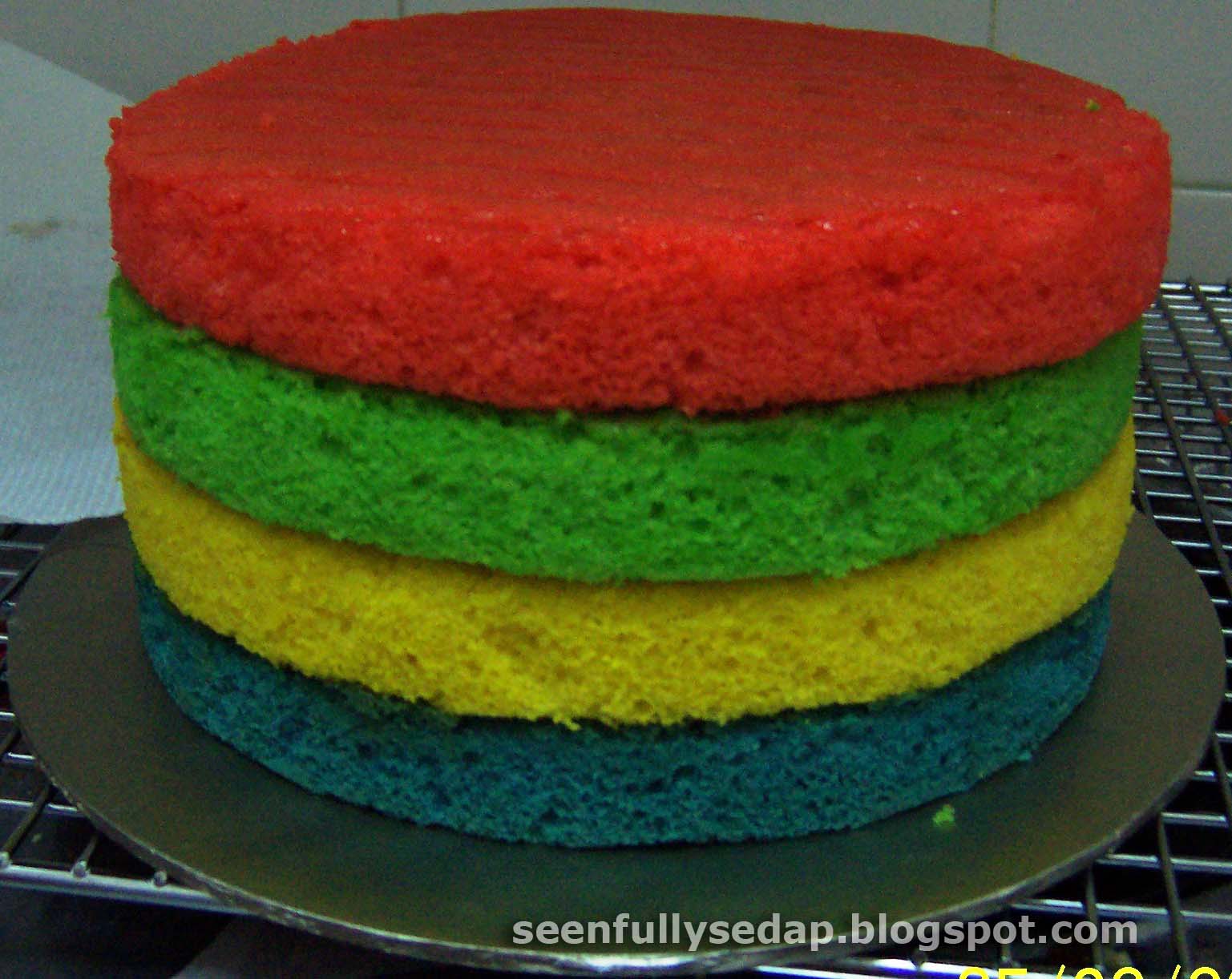 Seenfully Sedap MultiColored Butter Cake