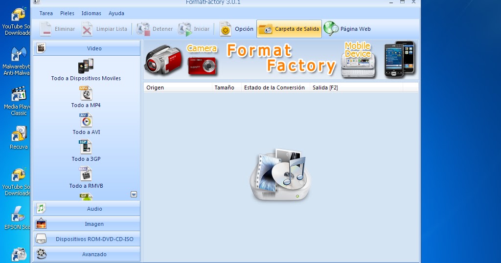 los programas para descargar como cambiar formato de video