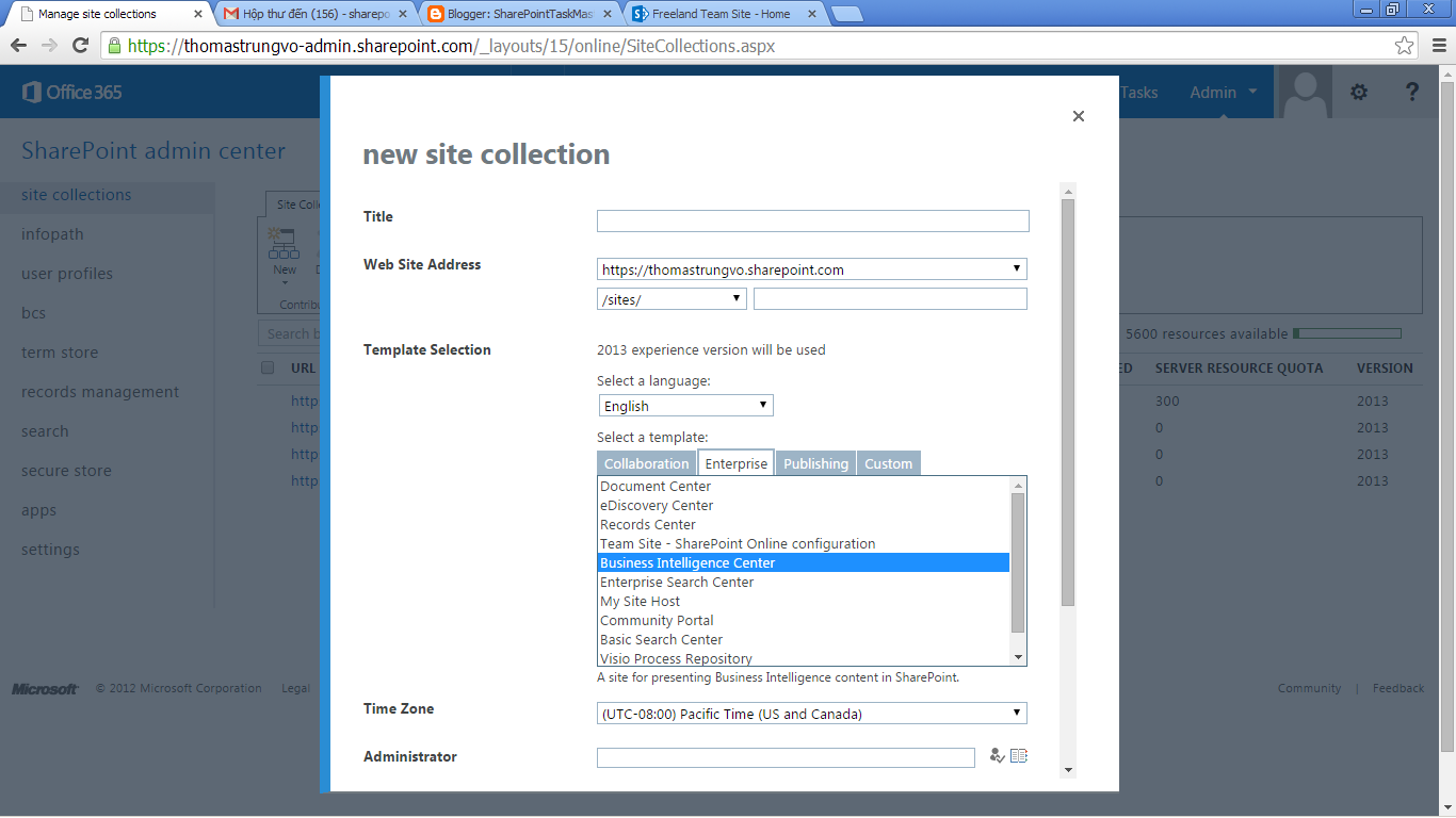 sharepoint online publishing site