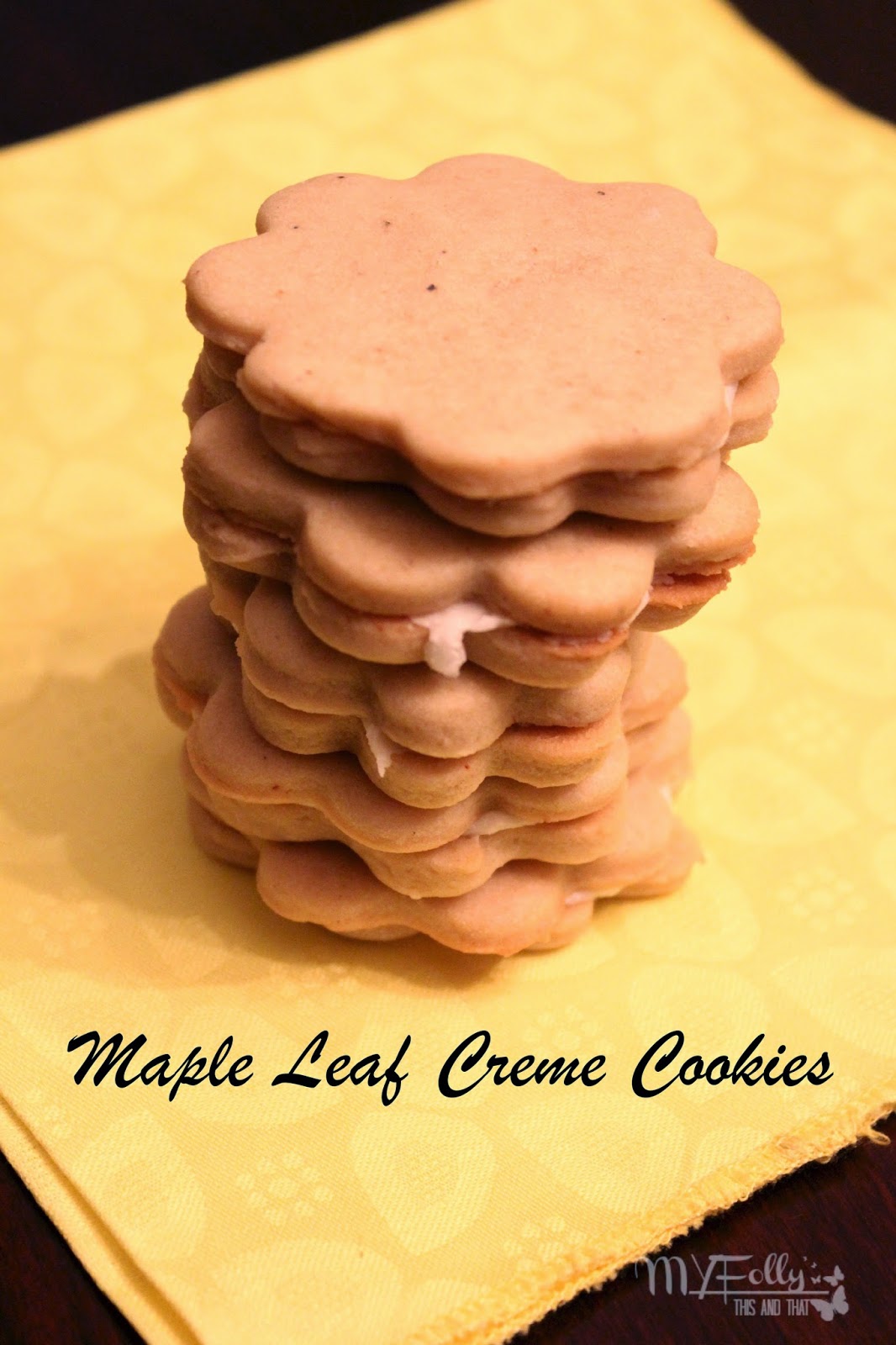 This and that Maple Leaf Creme Cookies