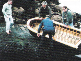 Donegal paddling curragh