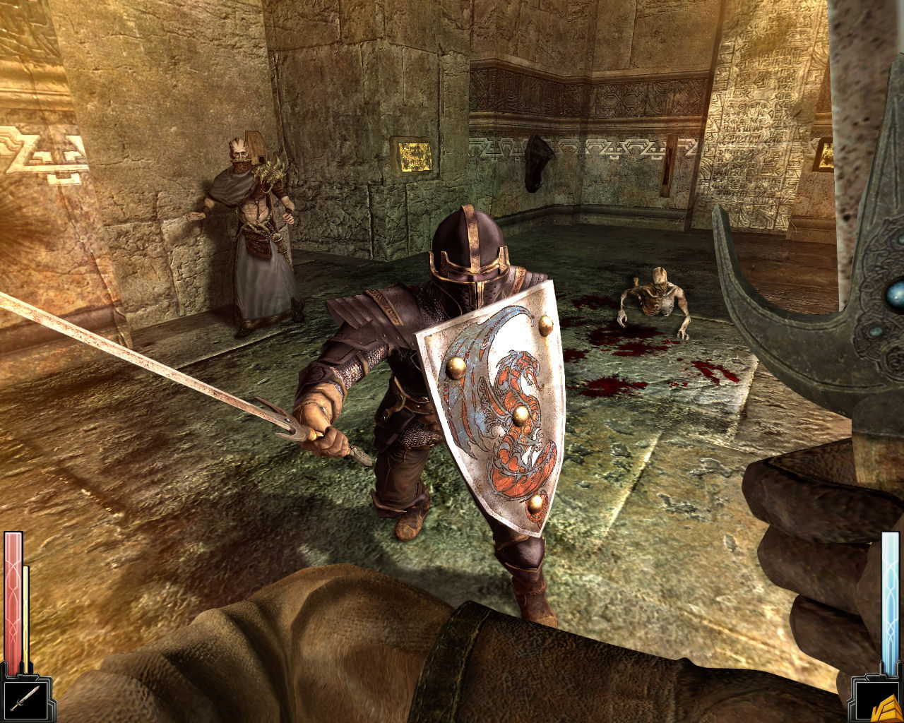 Dark Messiah of Might & Magic. Good game, action-packed. But it's just not in the spirit of J.V.C.