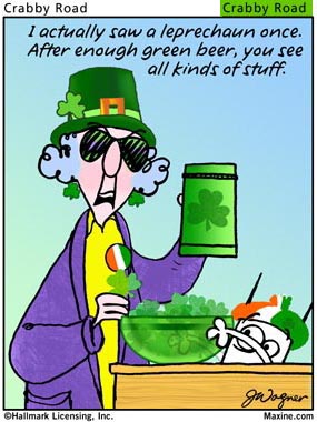 Email Forwards Fun!: Maxine Wishes You A Happy Saint Patrick's Day