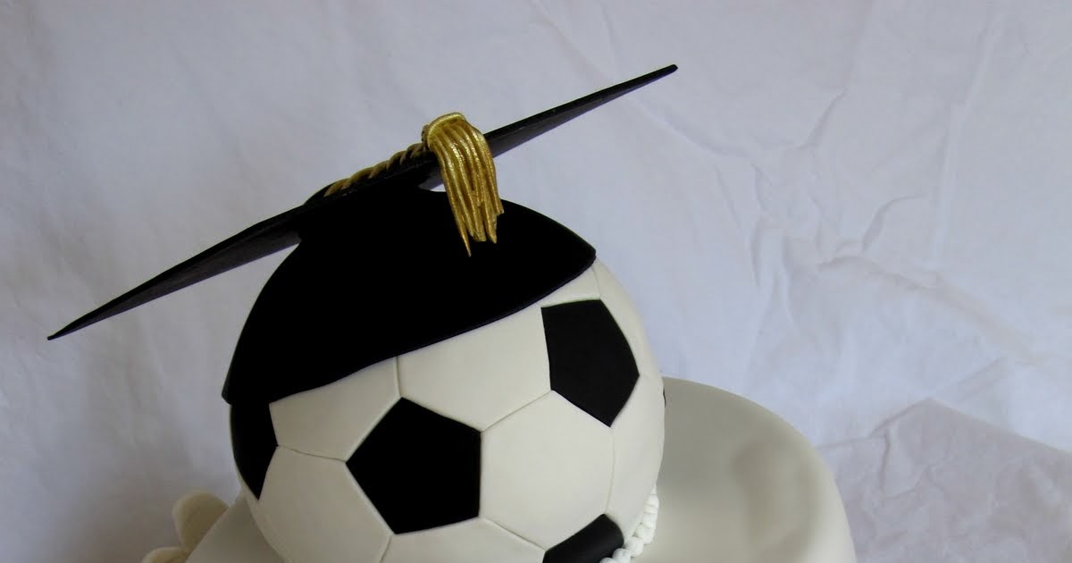 Happy Cakes Bakes Soccer Graduation Cake