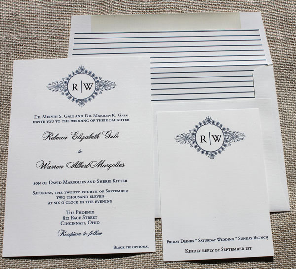 Blush Paperie New Patterned Wedding Invitation Envelope Liners