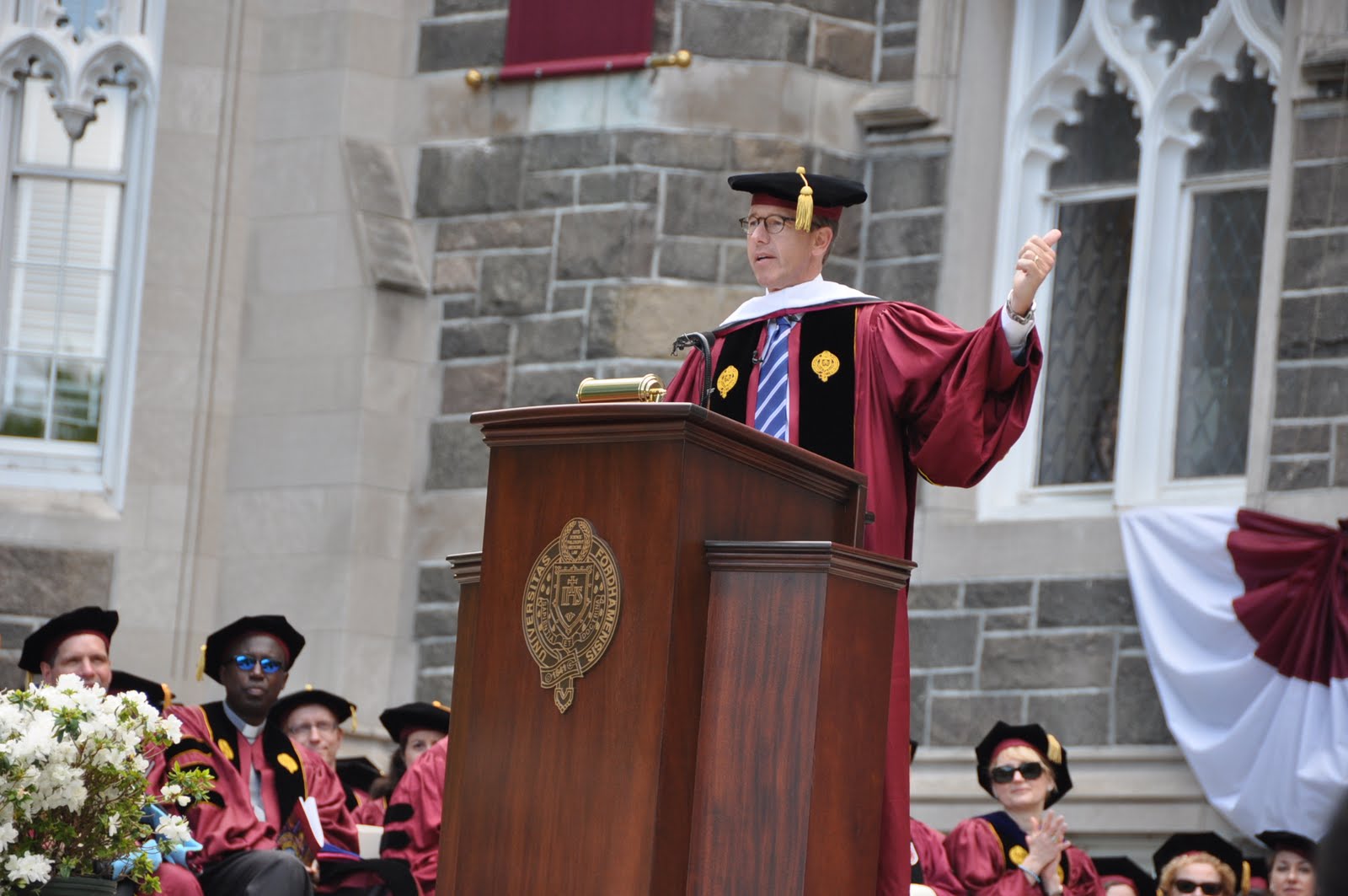 Fordham's Commencement Hour by Hour