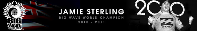 jamie sterling champion du monde big wave riding world champion 2010-2011 surf
