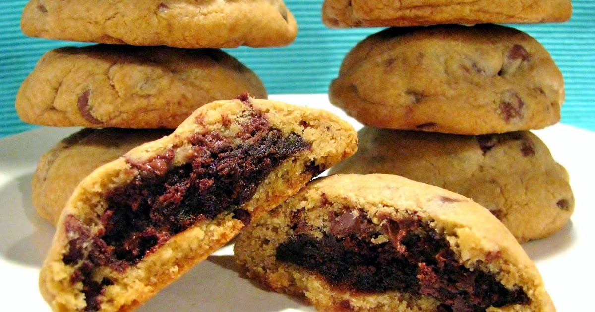 Butter Believe It Brownie Stuffed Chocolate Chip Cookies
