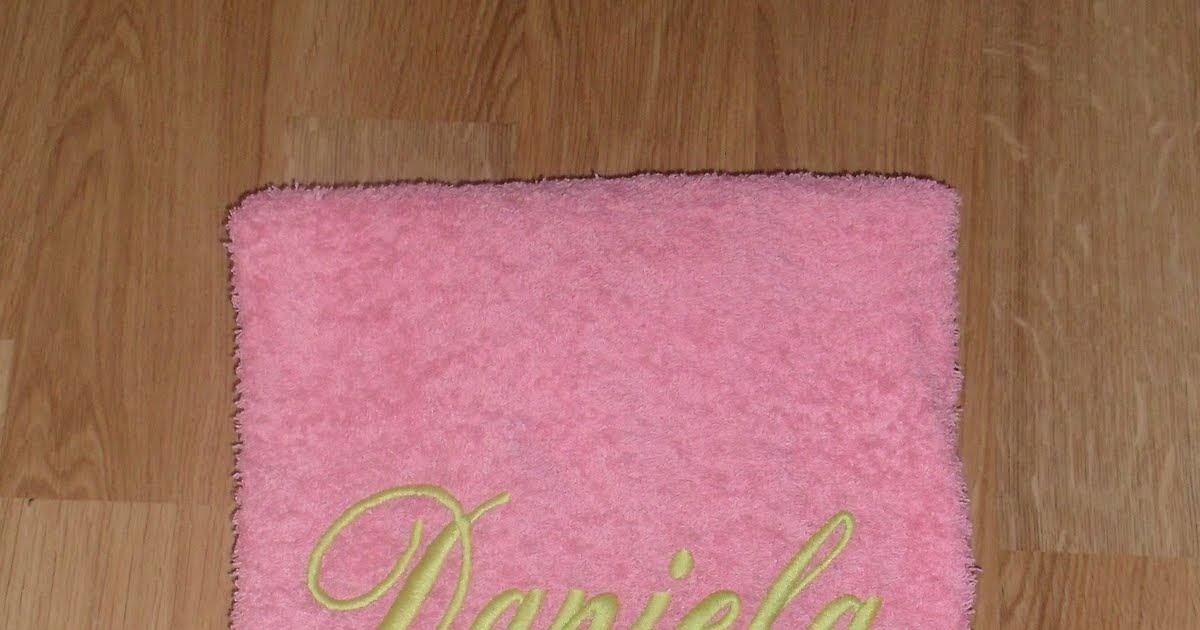 Coses de Casa y mucho mas: TOALLAS DE BAÑO PERSONALIZADAS