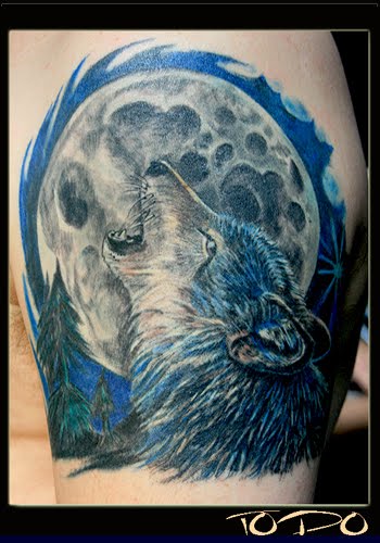 Wolf Howl Tattoo ~ Tattoo Pictures