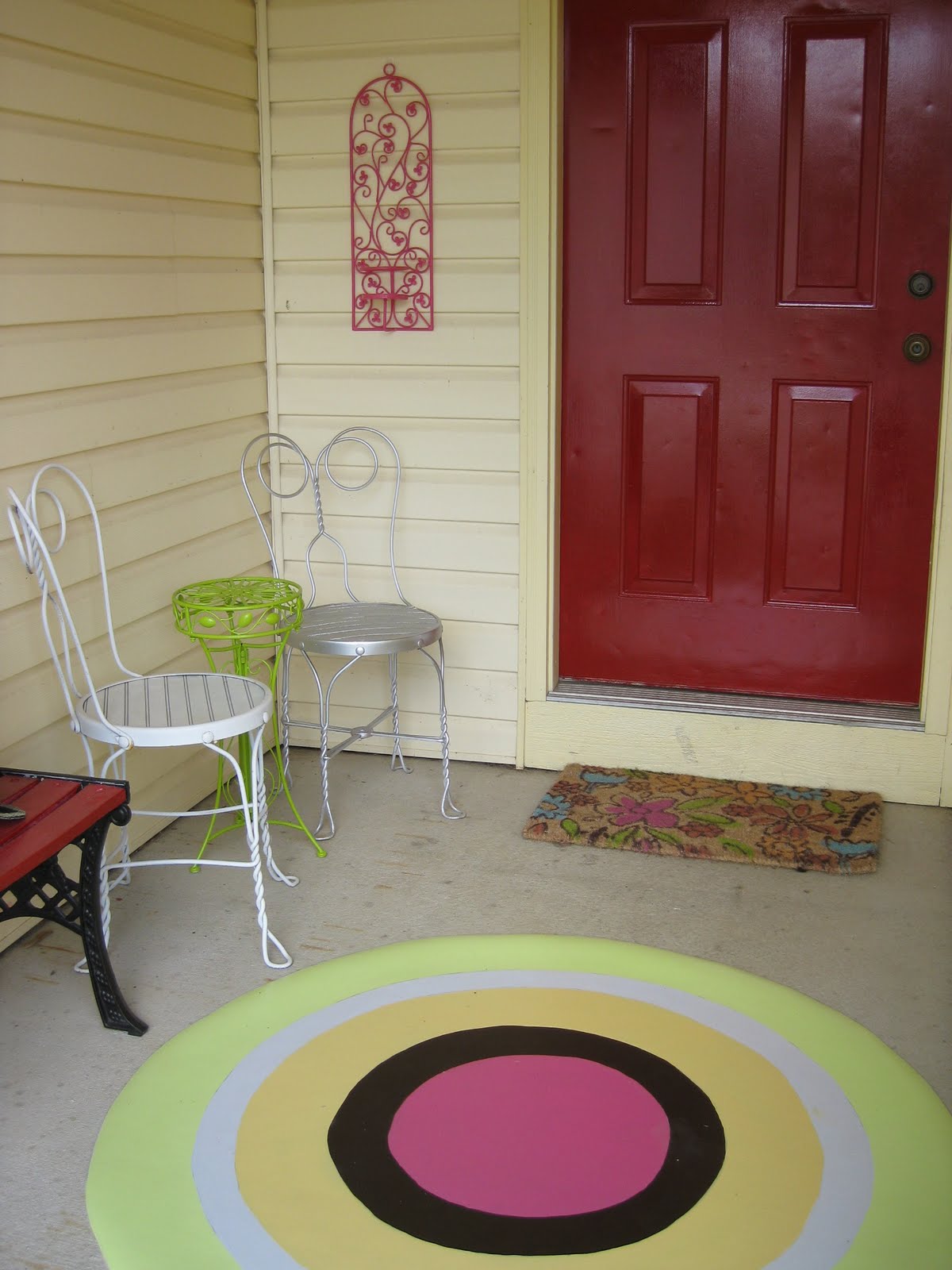 Hems and Haws Pink on the Porch