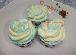 Cupcake chocolate with buttercream