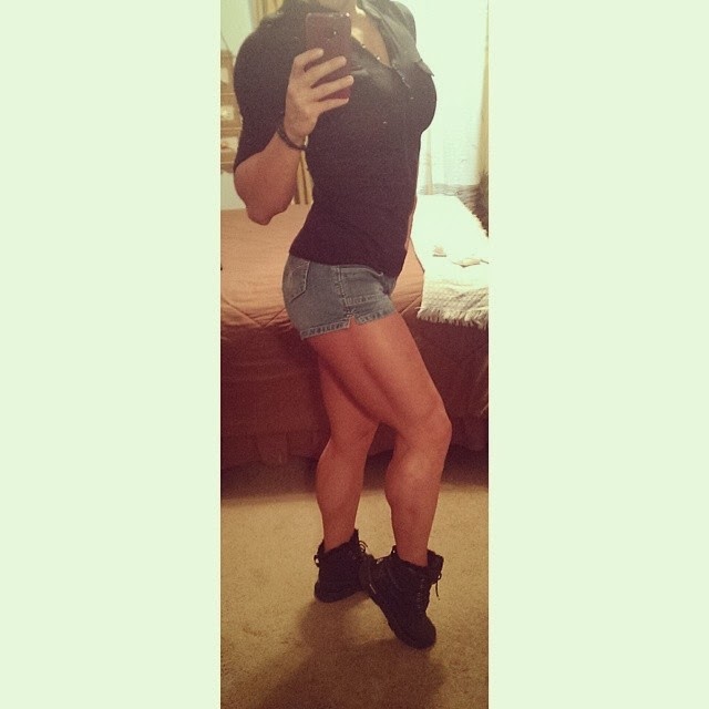 Her Calves Muscle Legs Lady Steel Calves set 1