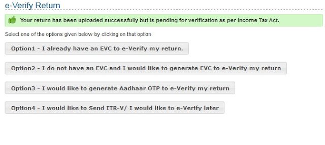 Electronic Verification of Return
