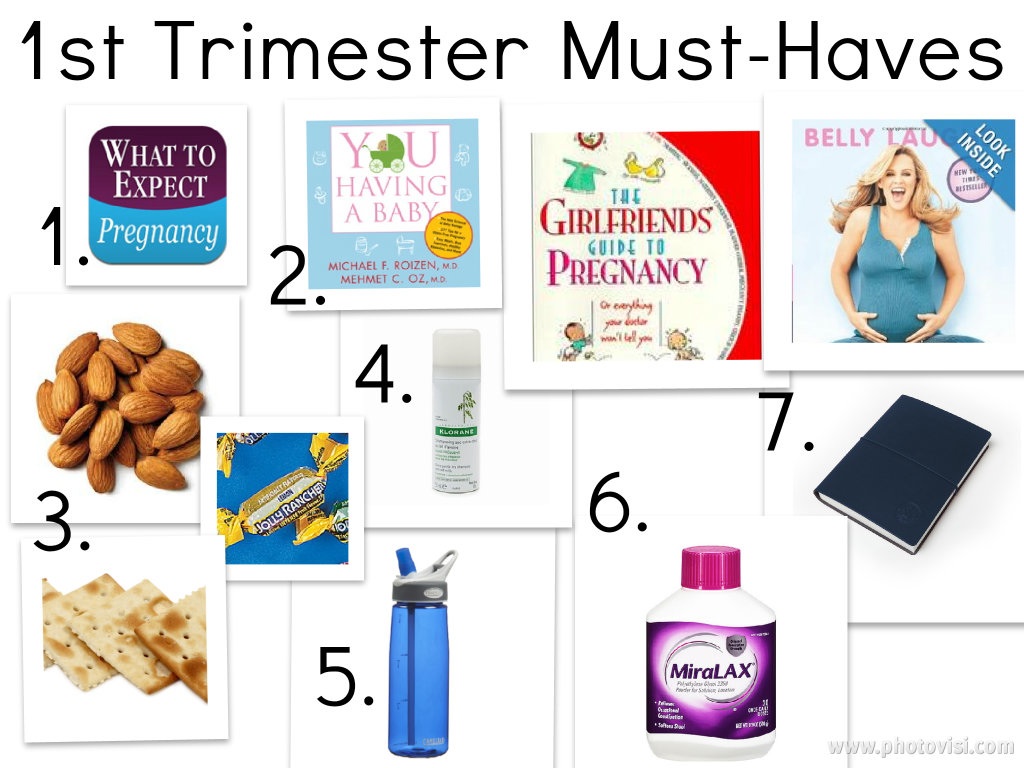 Savoring the Sweet Stuff 1st Trimester MustHaves.