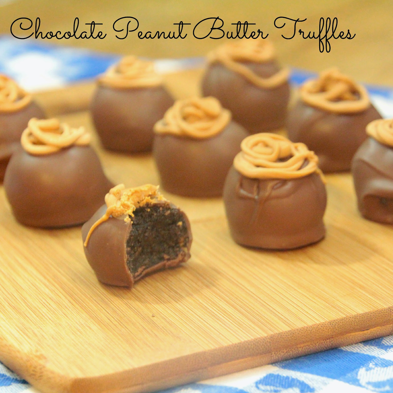 Love from the Kitchen Chocolate Peanut Butter Truffles
