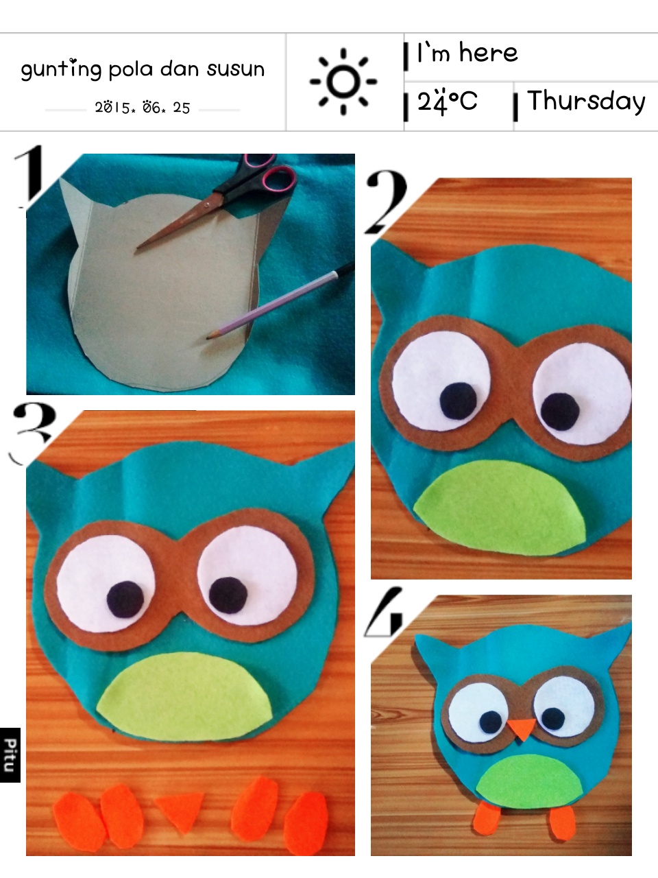Sweet Memories Membuat Boneka Dari Kain Flanel Ini Caranya