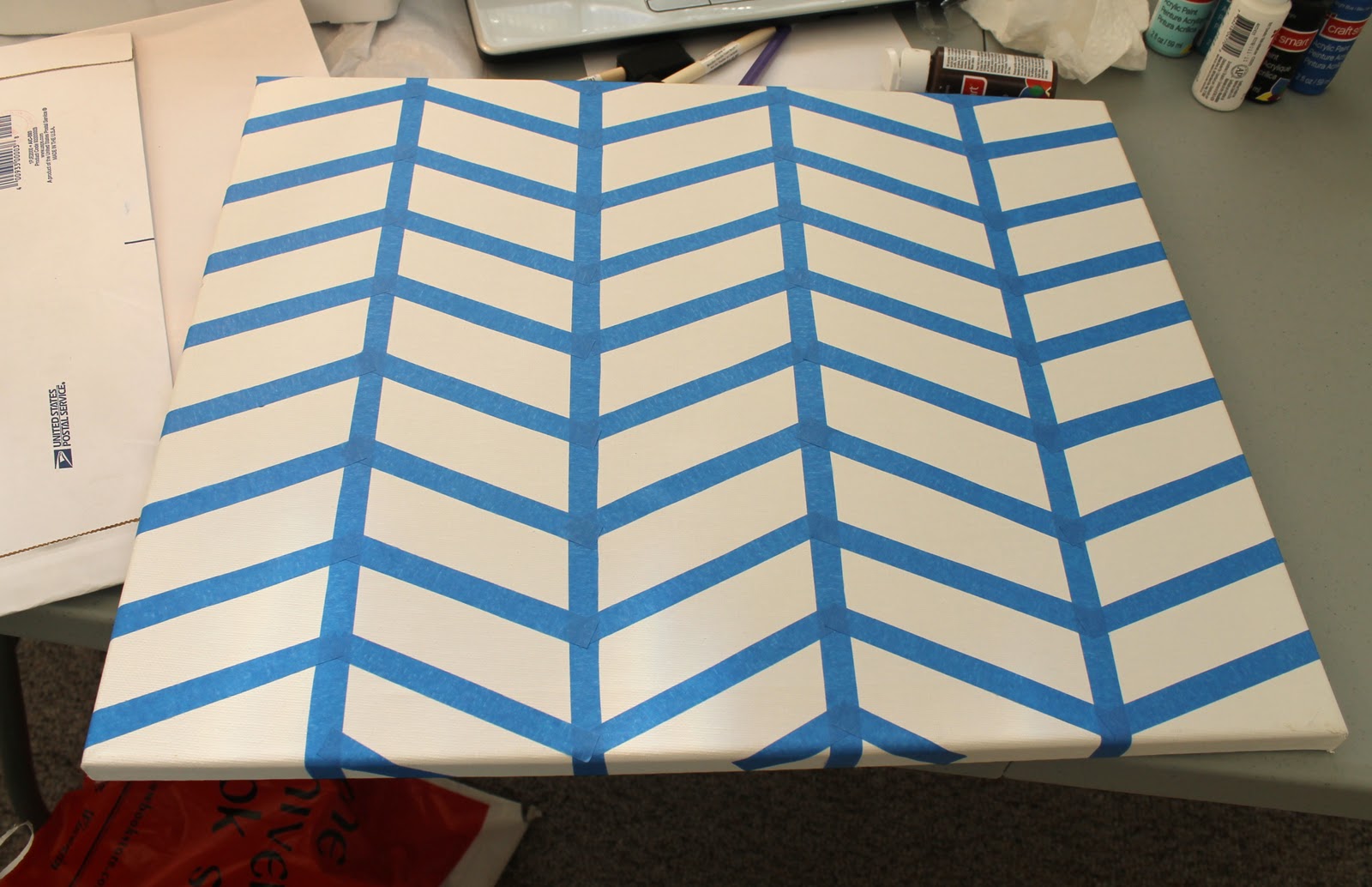 BEAUTY & THE BEARD Chevron art