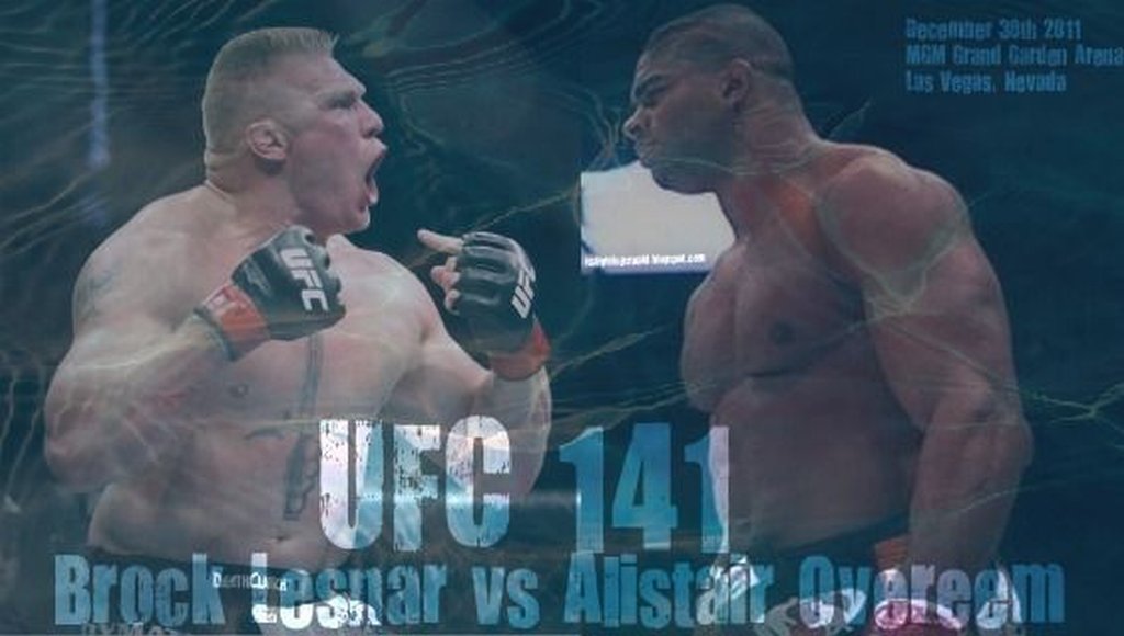 ITS FIGHTING STUPID: Brock Lesnar vs Alistair Overeem at UFC 141!!!