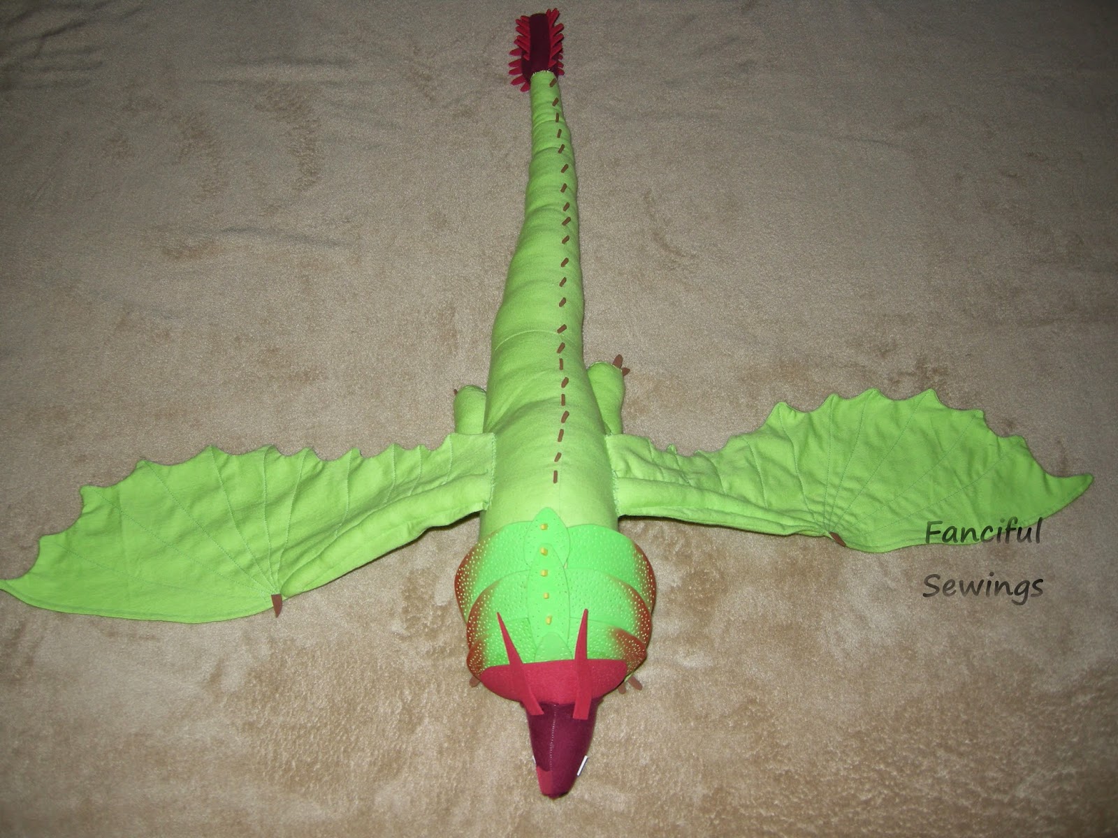 Rumblehorn, "How To Train Your Dragon 2" movie Fanciful Sewings