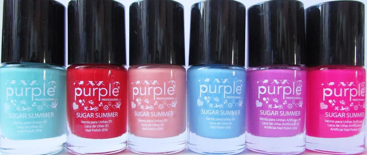 The Clockwise Nail Polish: Purple Professional Suar Summer Collection Stock Off