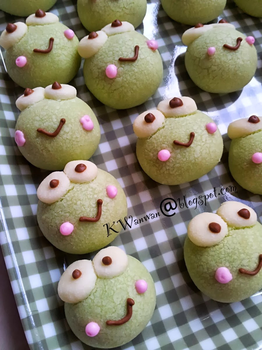 婉婉午茶 大眼蛙绿茶德国酥饼Keroppi Deco Green Tea German Cookies