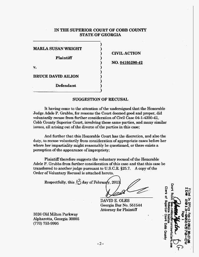 Divorce cover letter to court