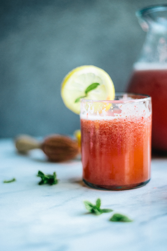 The Wiegands VIRGIN STRAWBERRY LEMONADE MIMOSAS.