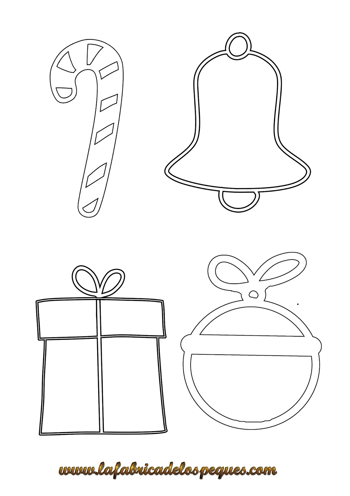 Imprimibles y plantillas de Navidad gratis: Gorros, calcetines y adornos. -  La fÃ¡brica de los peques