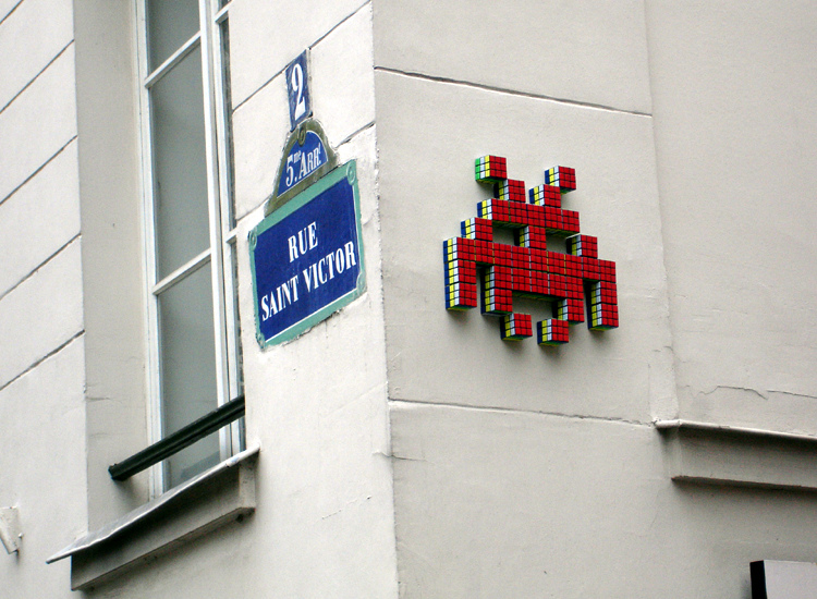 Space Invader Art