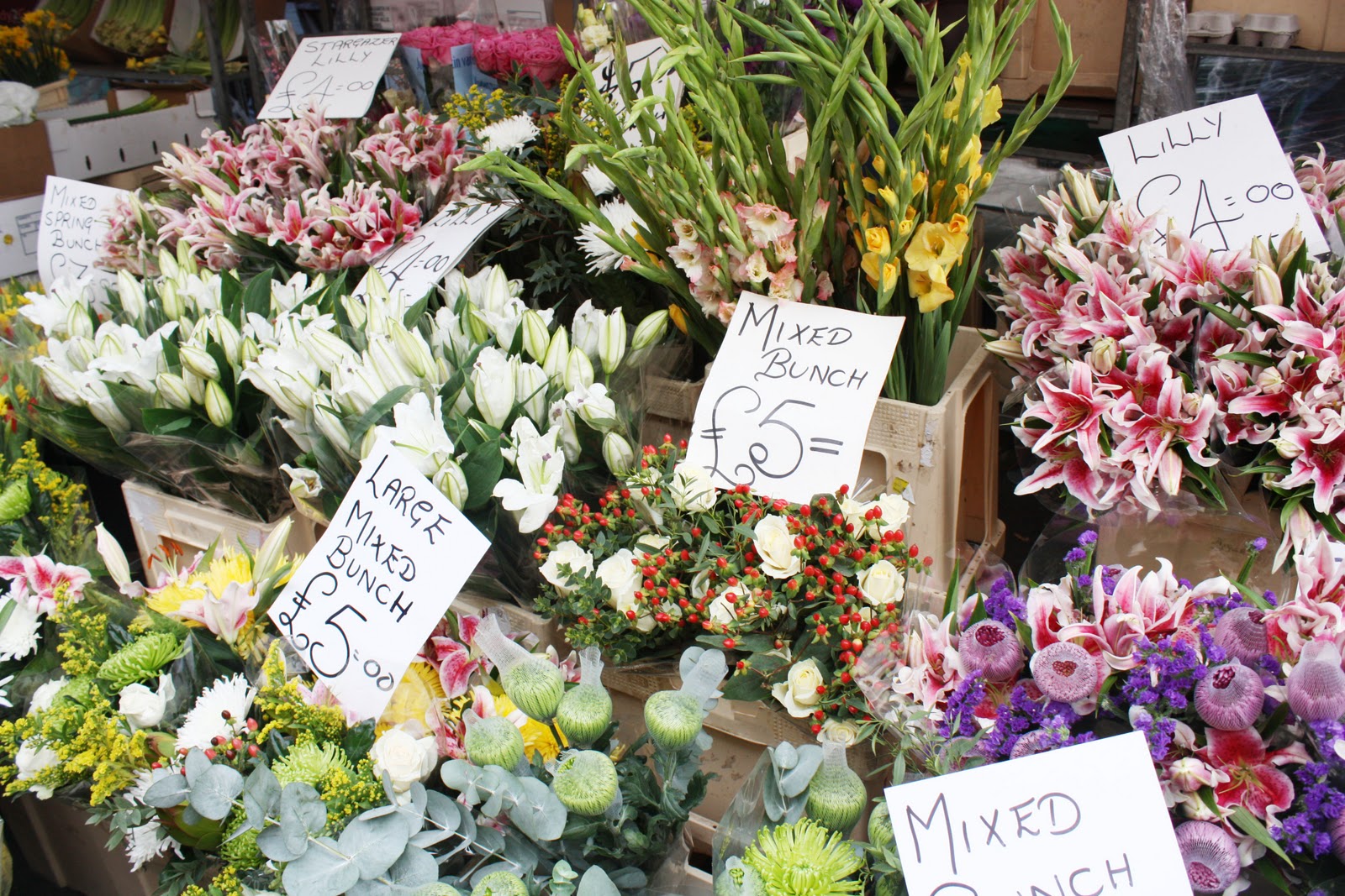 Etrala London Blog Flower Market Columbia Road