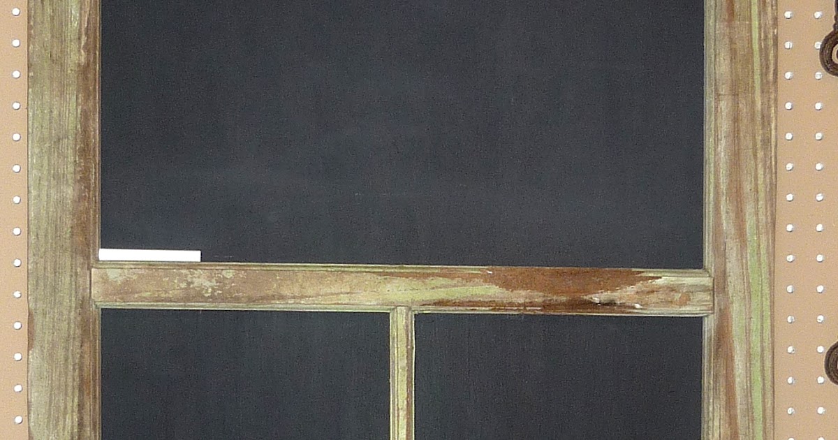 Nancy's Creations Chalkboard made from an Old Screen