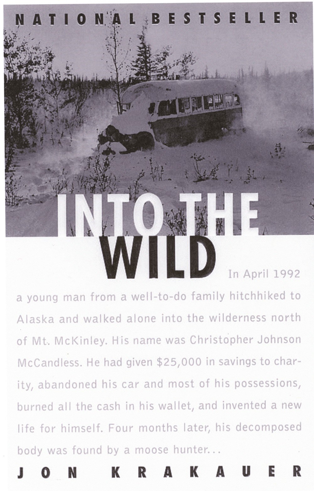 Sharing is Caring Books "Into the Wild" by Jon Krakauer The