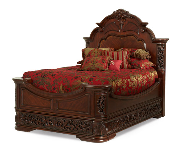 розкішне королівське ліжко з дерева