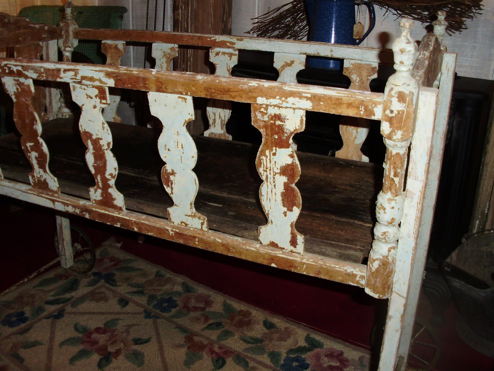 Log Cabin Antiques & Gifts Awesome crib on wheels