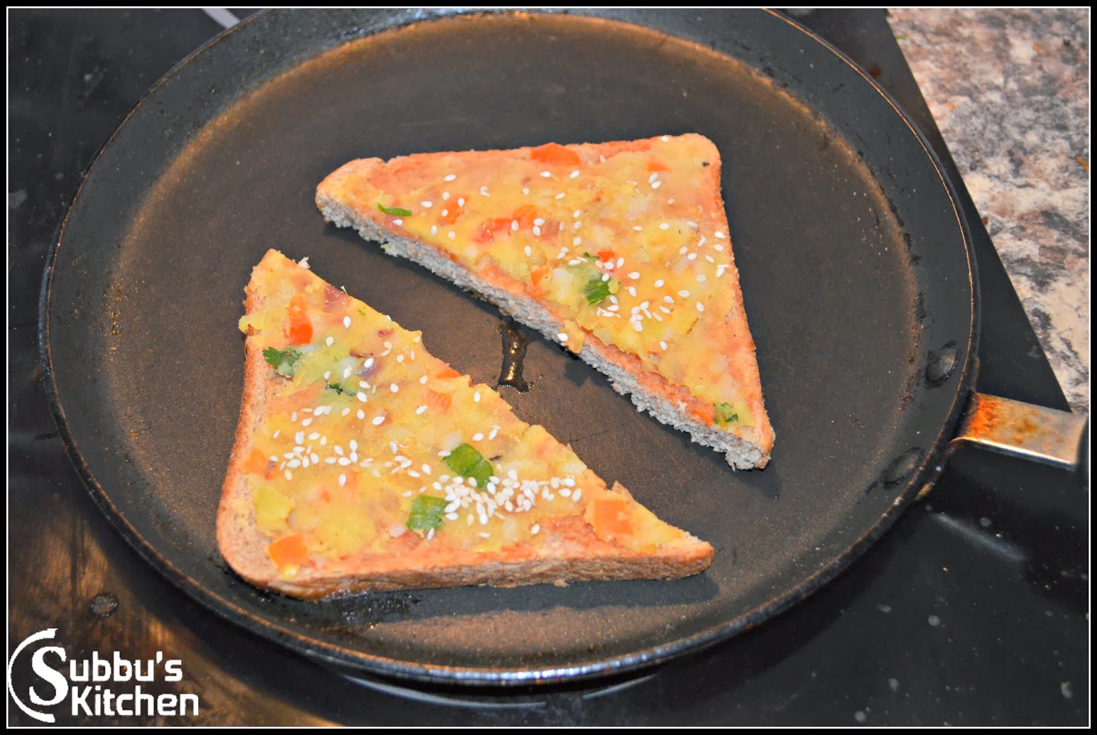 Vegetable Toast Subbus Kitchen
