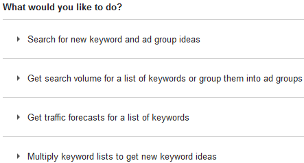 cara menggunakan google keyword planner