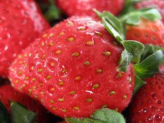 Close up of strawberry.