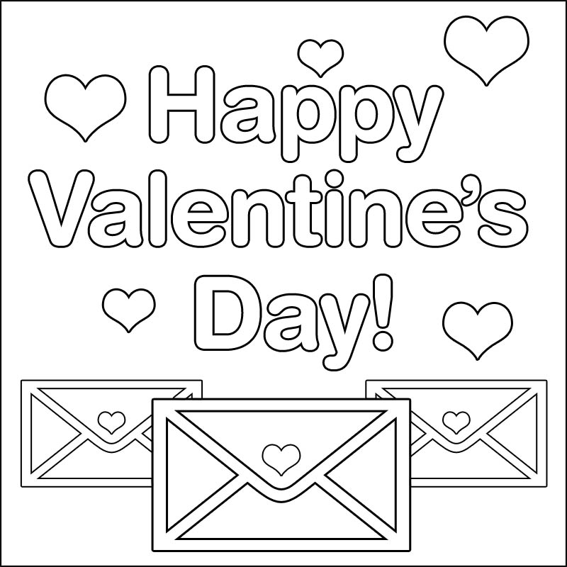 Valentines Day Coloring Pages : Let's Celebrate!