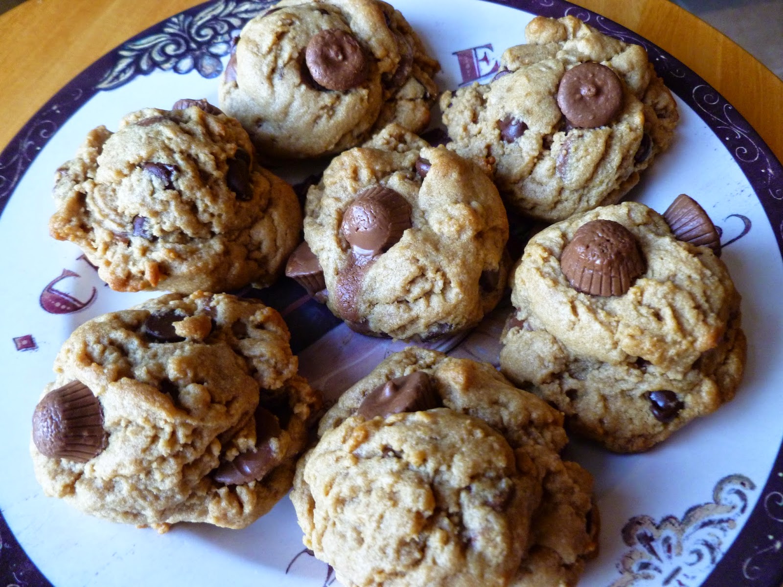 The Pastry Chef's Baking Peanut Butter Cup Chocolate Chip Cookies